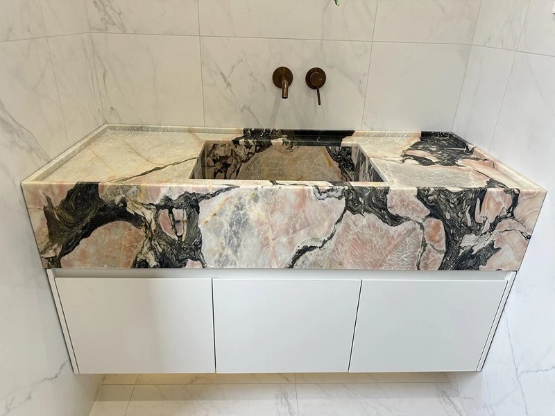 calacatta rose marble sink calacatta rose marble sink